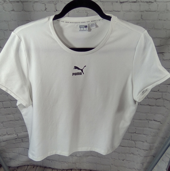 PUMA WHITE WOMEN'S TOP 🙎‍♀️🥰💚 - Picture 4 of 6